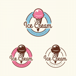 Ice Cream Shop Logo | Random | Ice cream logo, Ice cream ...