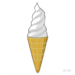Soft serve ice cream Clipart Free Picture｜Illustoon
