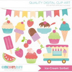 Clipart - Ice-Cream Truck / Sorbet