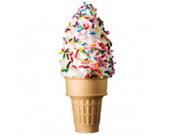 Ice cream cone with sprinkles clipart » Clipart Station