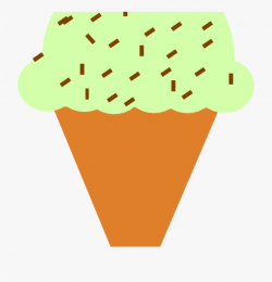 Transparent Sprinkles Ice Cream - Ice Cream Cone Clip Art ...