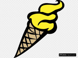 Ice Cream Cone Clip art, Icon and SVG - SVG Clipart