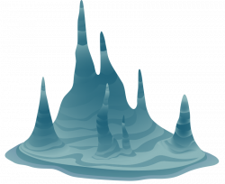 Clipart - Ilmenskie Cave Icicle 2