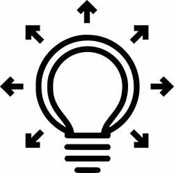 Bulb Creative Mind Thinking Productivity Idea Startup Svg Png Icon ...