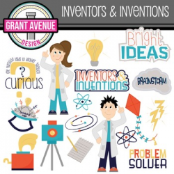 Inventor Clipart - Invention Clipart - Science Clipart