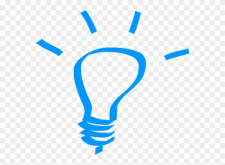 Blue Light Bulbs Idea Clipart (#1605917) - PinClipart