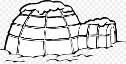 Download Free png Igloo Coloring book Eskimo Inuit Drawing ...