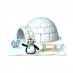 Penguin and Igloo Stickers, Animals Stickers for Kids Discount ...