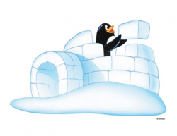 Penguin In Igloo | Printable Clip Art and Images