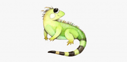 Clip Art Cute Iguana - Chameleon Cute Drawing #2255001 ...