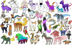 Crazy Creatures III - NYP/FREE - 1/33 OPEN by Artzy-Adopts on DeviantArt