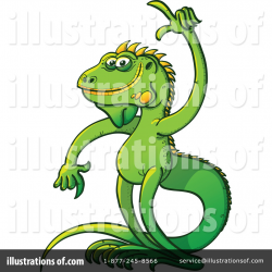 Iguana Clipart #1061585 - Illustration by Zooco