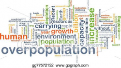 Stock Illustration - Overpopulation background concept ...