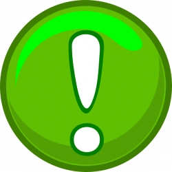 Green Alert Icon Clip Art at Clker.com - vector clip art online ...