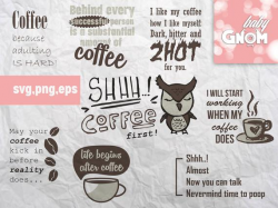 Coffee SVG Bundle, Coffee SVG , Coffee Clip art, Coffee Cut Files , Coffee  quotes, Coffee Vector - svg png dxf eps