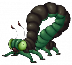 Not Evil, but slightly creepy inch worm by CorvusRaven on DeviantArt