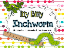 Measuring With Inchworms Worksheets & Teaching Resources | TpT