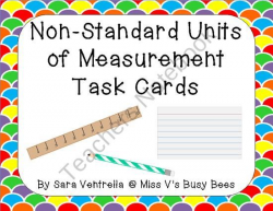 Non-Standard Units of Measurement Task Cards - FREEBIE from ...