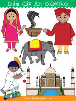 India Clip Art Collection for Personal and Commercial Use