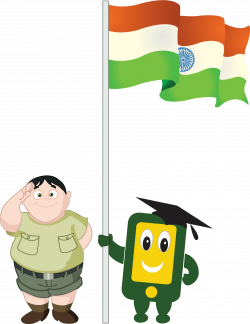 Boy With Indian Flag PNG Transparent Boy With Indian Flag.PNG Images ...