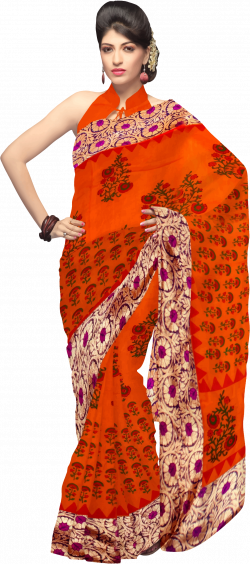 Clipart - Woman in saree 2