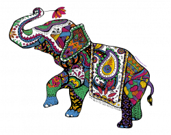 india indian elephant - Sticker by Talya Ariel