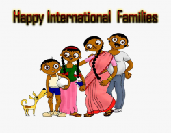 Happy International Families Indian Family Clipart - India ...