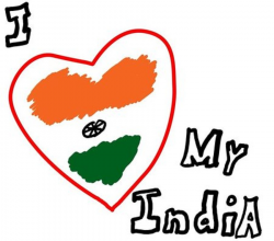 I Love My India Heart Wallpaper of 15th August Independence ...