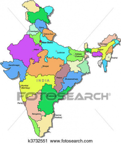 Indian map clipart 5 » Clipart Station