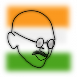 Gandhi Clip Art at Clker.com - vector clip art online, royalty free ...