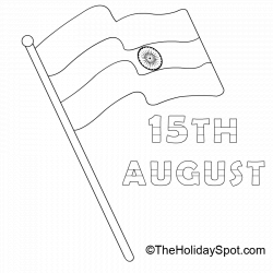Pictures to color on Indian Independence Day