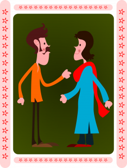 Clipart - indian couple