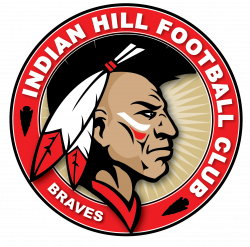 Indian hill football club logo braves sports | Mascot Branding And ...