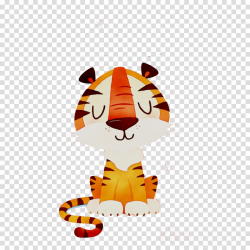 Summer Illustration clipart - Tiger, Cat, Cartoon ...
