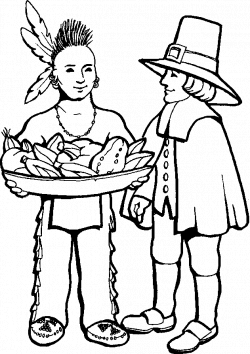 28+ Collection of Pilgrim Clipart To Color | High quality, free ...