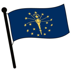 Indiana Flag Clipart