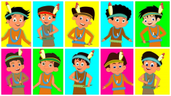 ten little indians | the numbers song | learn nursery rhymes | kids songs |  baby rhyme | kids tv