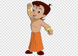 Boy in orange skirt illustration, Television show Indian ...