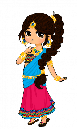 Indian princess Drawing Chibi Clip art - India 1024*1700 transprent ...