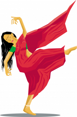 Indian Lady Dancing by GDJ | Multicultural images for K-16 teaching ...