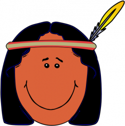Free Clipart Native American People - Indian Face Clipart ...