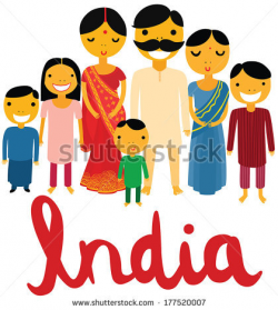Happy indian family clipart 5 » Clipart Station