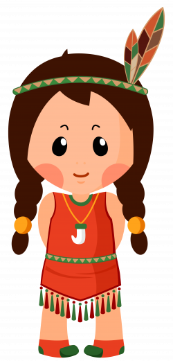 Native Americans in the United States Girl Clip art - Native ...