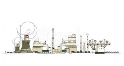 Big Factory, Industrial Site stock vectors - Clipart.me
