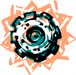 Cogwheel Gear Symbol of Progress - Vector Image