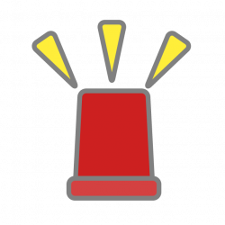 Emergency lamp | Free icon | Free clip art | Illustration material