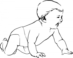 Infant Crawl clip art Free vector in Open office drawing svg ( .svg ...