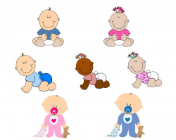 Baby Clipart, Baby Images, Infant PNG, Baby Girl Clipart, Clip Art PNG,  Infant Boy Clipart, Infant Images, African American Baby