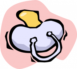Baby Pacifier Soother - Vector Image