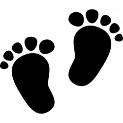 Footprint Infant Clip art - Cute little baby footprints png ...